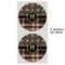 Moroccan Mosaic & Plaid 5" Multipurpose Round Label - Sheet