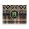 Moroccan Mosaic & Plaid 8'x10' Patio Rug - Front/Main