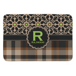 Moroccan Mosaic & Plaid Anti-Fatigue Kitchen Mat (Personalized)