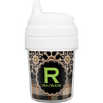 Moroccan Mosaic & Plaid Baby Sippy Cup (Personalized)