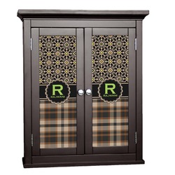 Moroccan Mosaic & Plaid Cabinet Decal - Medium (Personalized)