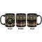 Moroccan Mosaic & Plaid Coffee Mug - 11 oz - Black APPROVAL