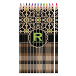 Moroccan Mosaic & Plaid Colored Pencils (Personalized)