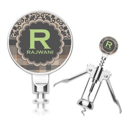 Moroccan Mosaic & Plaid Corkscrew (Personalized)