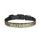 Moroccan Mosaic & Plaid Dog Collar - Small - Front