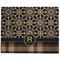 Moroccan Mosaic & Plaid Dog Food Mat - Large without Bowls