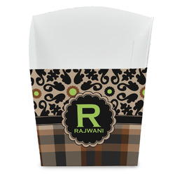 Moroccan Mosaic & Plaid French Fry Favor Boxes (Personalized)