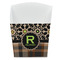 Moroccan Mosaic & Plaid French Fry Favor Box - Front View