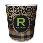 Moroccan Mosaic & Plaid Plastic Tumbler 6oz (Personalized)