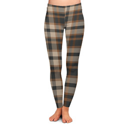 Moroccan Mosaic & Plaid Ladies Leggings - Large