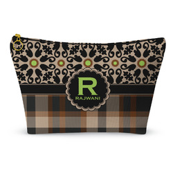 Moroccan Mosaic & Plaid Makeup Bag - Small - 8.5"x4.5" (Personalized)