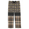 Moroccan Mosaic & Plaid Mens Pajama Pants - Flat