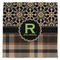 Moroccan Mosaic & Plaid Microfiber Dish Rag - FRONT