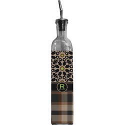 Moroccan Mosaic & Plaid Oil Dispenser Bottle (Personalized)