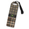 Moroccan Mosaic & Plaid Plastic Bookmarks - Front