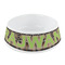 Moroccan Mosaic & Plaid Plastic Pet Bowls - Small - MAIN