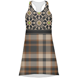 Moroccan Mosaic & Plaid Racerback Dress - Small