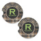 Moroccan Mosaic & Plaid Sandstone Car Coasters - Set of 2