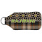 Moroccan Mosaic & Plaid Sanitizer Holder Keychain - Large (Back)