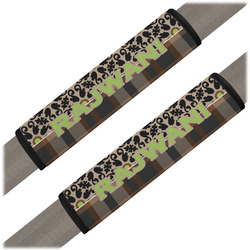 Moroccan Mosaic & Plaid Seat Belt Covers (Set of 2) (Personalized)