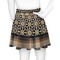 Moroccan Mosaic & Plaid Skater Skirt - Back