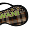 Moroccan Mosaic & Plaid Sleeping Eye Mask - DETAIL Large