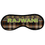 Moroccan Mosaic & Plaid Sleeping Eye Masks - Large (Personalized)