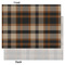 Moroccan Mosaic & Plaid Tissue Paper - Heavyweight - Large - Front & Back