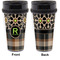 Moroccan Mosaic & Plaid Travel Mug Approval (Personalized)