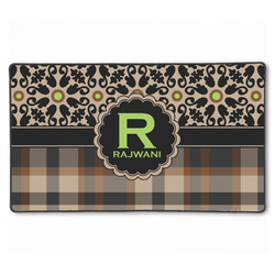 Moroccan Mosaic & Plaid XXL Gaming Mouse Pad - 24" x 14" (Personalized)