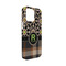 Moroccan Mosaic & Plaid iPhone 13 Mini Case - Angle