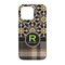 Moroccan Mosaic & Plaid iPhone 13 Pro Case - Back