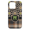 Moroccan Mosaic & Plaid iPhone 13 Pro Max Case - Back