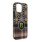 Moroccan Mosaic & Plaid iPhone 13 Pro Max Tough Case - Angle