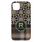 Moroccan Mosaic & Plaid iPhone 14 Pro Max Case - Back