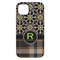 Moroccan Mosaic & Plaid iPhone 14 Pro Max Tough Case - Back