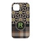 Moroccan Mosaic & Plaid iPhone 14 Pro Tough Case - Back