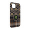 Moroccan Mosaic & Plaid iPhone 14 Tough Case - Angle