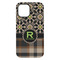 Moroccan Mosaic & Plaid iPhone 15 Plus Tough Case - Back