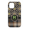 Moroccan Mosaic & Plaid iPhone 15 Pro Tough Case - Back