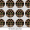 Moroccan & Plaid 1" Multipurpose Round Labels - Sheet