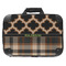 Moroccan & Plaid 18" Laptop Briefcase - FRONT