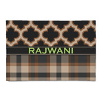 Moroccan & Plaid 2' x 3' Indoor Area Rug (Personalized)