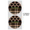 Moroccan & Plaid 5" Multipurpose Round Label - Sheet