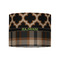 Moroccan & Plaid 8" Drum Lampshade - FRONT (Fabric)