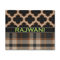 Moroccan & Plaid 8' x 10' Indoor Area Rug (Personalized)