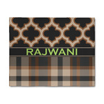 Moroccan & Plaid 8' x 10' Patio Rug (Personalized)