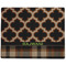 Moroccan & Plaid Dog Food Mat - Large without Bowls