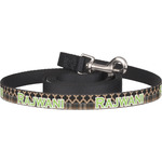 Moroccan & Plaid Dog Leash (Personalized)