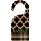 Moroccan & Plaid Door Hanger (Personalized)